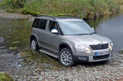 With a name like Yeti, crossing a small ford was taken in its stride.