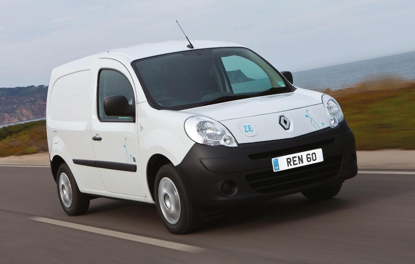 The Renault Kangoo electrically powered van could save businesses money.
