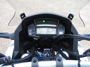 Honda Crosstourer road test - The instrument panel has lots of information.
