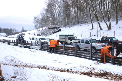 New footbridge at Cadwell Park