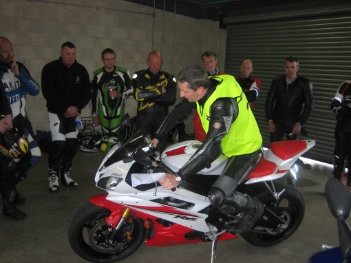 Novice track day instructor