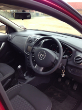 Dacia Sandero interior