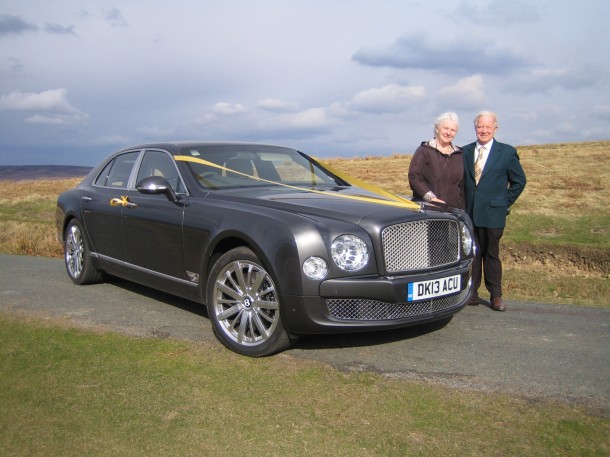 Bentley Mulsanne Golden Wedding trip